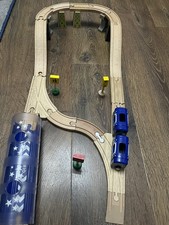 Brio 33970 Glow in the Dark Metro Train & Tunnel + bridge + track bundle bigjig