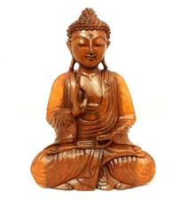 Large Wooden Buddha Statue
