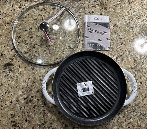 Staub steam grill pan with - steam, lid