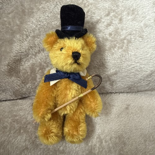 Vintage miniature mohair teddy - mohair,