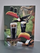 GUINNESS VINTAGE METAL SIGN TIN RETRO PLAQUE GARAGE BAR PUB MAN CAVE