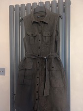 Karen Millen UK 12 Khaki