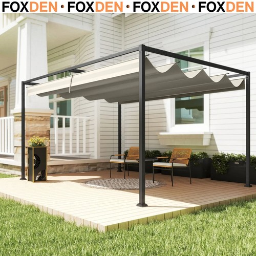 3x2m metal pergola gazebo with - 3x2m,