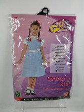 Child Country Girl Dorothy Wizard of Oz Costume Size 7-9 Yrs
