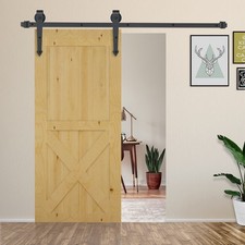 6FT Sliding Barn Wood Door
