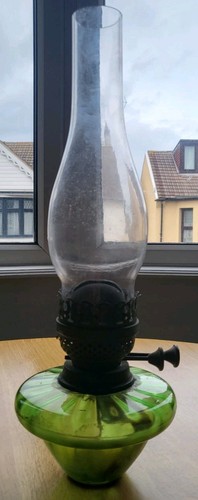 Vintage green glass