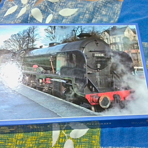 Steam train locomotive jigsaw - train,