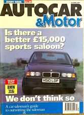 AUTOCAR MAGAZINE 24-APR-91 - BMW 318i E36, Rover 416 GTi, Range Rover Overfinch