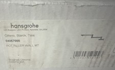 Hansgrohe 4057000 Talis S Wall Mounted Double-Jointed Pot Filler Chrome NEW BOX