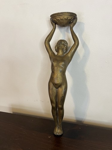 Antique art deco bronze statue