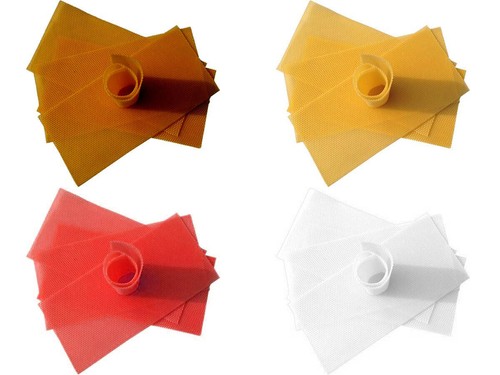 Beeswax sheets shallow - -,