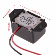 DC 12V 85dB Mini Electronic Alarm Buzzer Constant Tone Neu