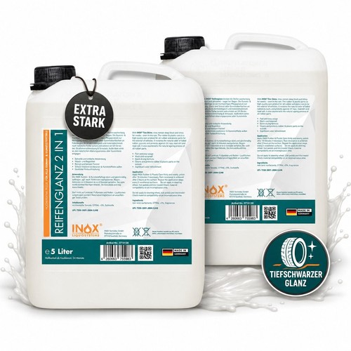 Inox 2x5l tire shine - tire,
