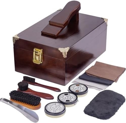 Pcs deluxe shoe shine box - pcs,