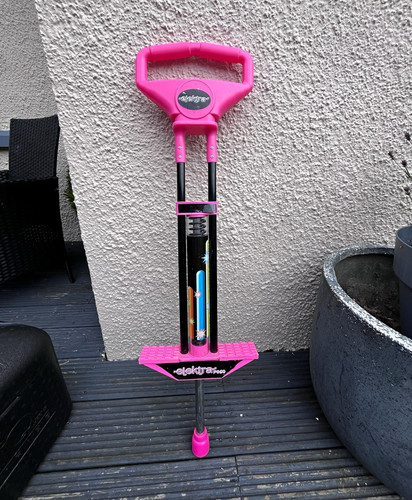 Pogo stick pink - pogo, stick,