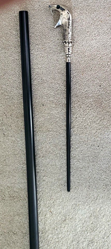 Lucius malfoy metal staff and