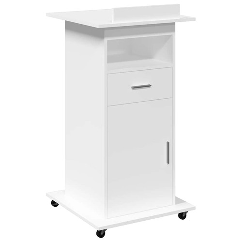 Lectern with wheels drawer - lectern,