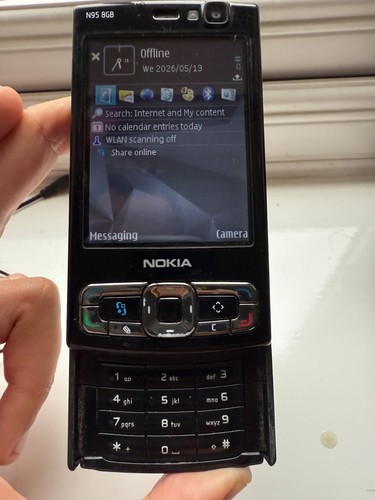 Nokia n95 8gb black smartphone - nokia,