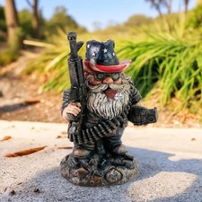 Patriotic Garden Gnome Statue