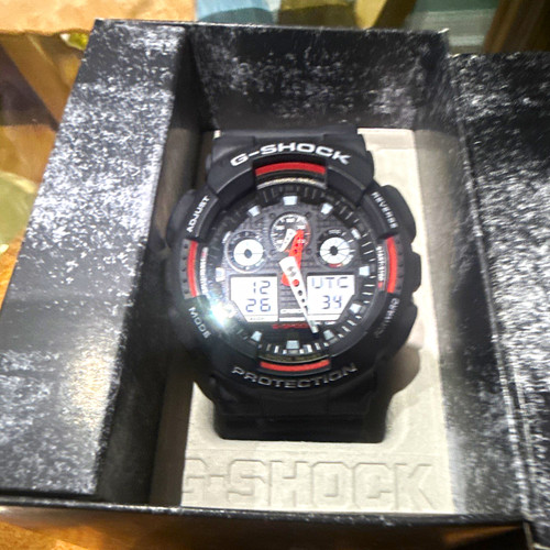 Casio shock 100 black - casio, g-shock
