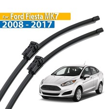 For Ford Fiesta MK7 08-17 26"15" 2Pcs Front Windscreen Flat Wiper Blades Set