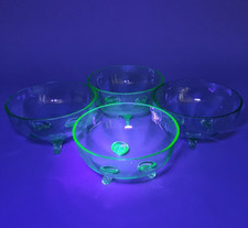 Art Deco Uranium Green Glass