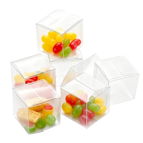 100 clear pvc sweets gift - 100,
