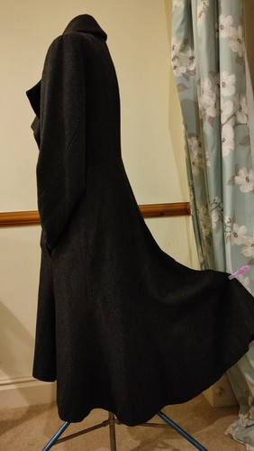 Topshop wool asymmetric hem - wool,