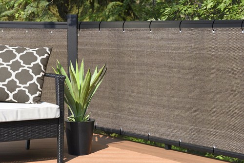 Outdoor privacy mesh fence - privacy,