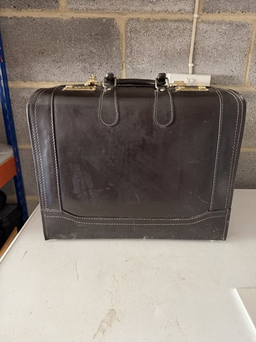 Vintage leather briefcase - vintage,