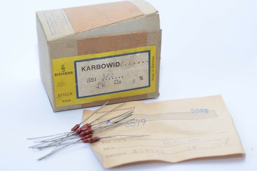 10x 1960s siemens karbowid - of,
