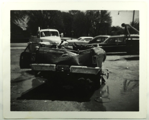 Found photo wrecked - photo, 1965