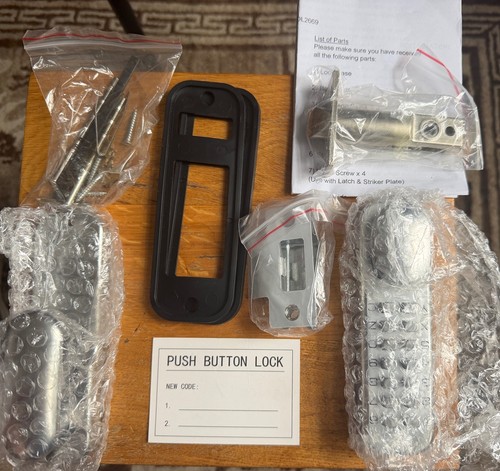 Push button lock dl2669 - lock,