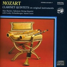 LESLEY SCHATZBERGER - Mozart Clarinet Quintets - Basset Horn CD