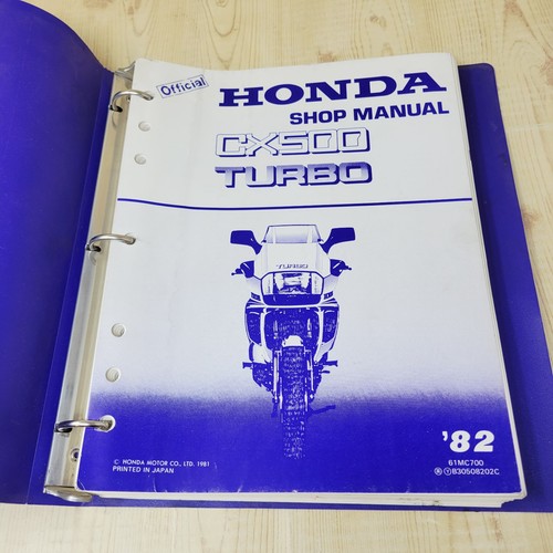 Honda cx500 turbo - service, shop