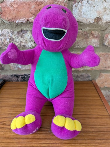 Vintage talking barney bear - vintage,