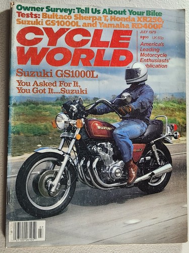 Cycle world july 1979 vintage - world,