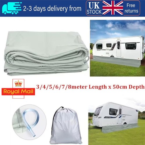 Caravan awning draught skirt - caravan,