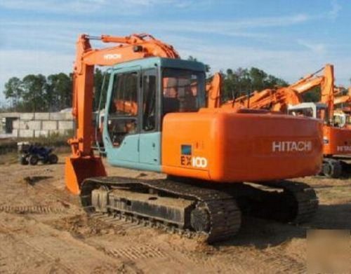 Hitachi ex100 excavator - hitachi, /