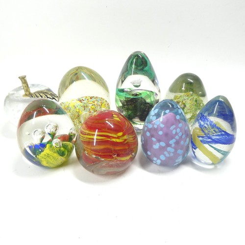 Art glass paperweight - glass,