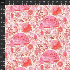 Fat Quarter Freespirit Tula Pink Besties Turtle Floral Leaves 100% Cotton Fabric