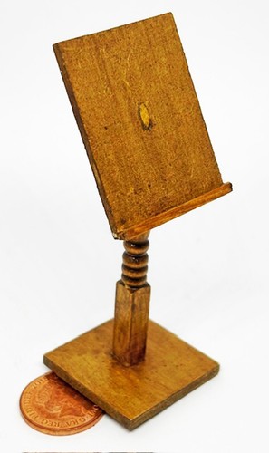 Dolls house church lectern - dolls,