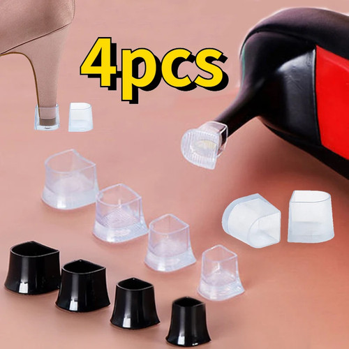 4pcs 2pair silicone heel - 4pcs/2pair,