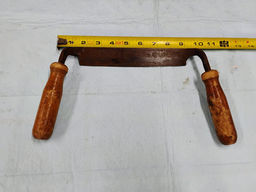 Vintage woodworking drawknife - woodworking,