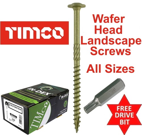Wafer head wood screws - head,