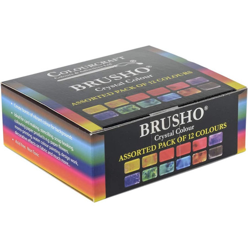 Brusho crystal colour assorted - brusho,