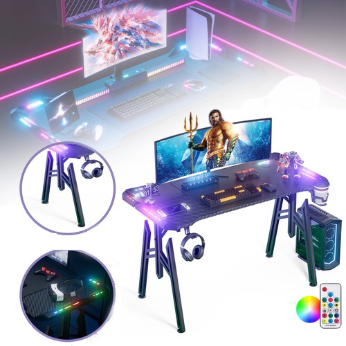 Gaming desk rgb led - desk,