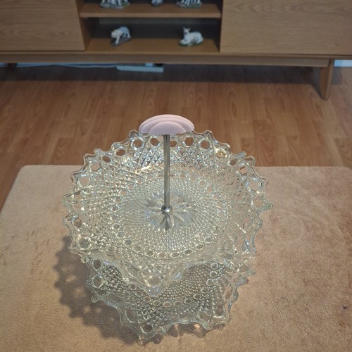 Art deco style glass two - style, tier