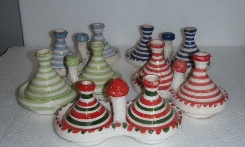 Hand painted ceramic tagine - ceramic,