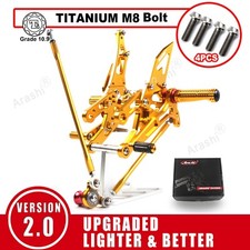 Adjustable Rearsets Foot Pegs